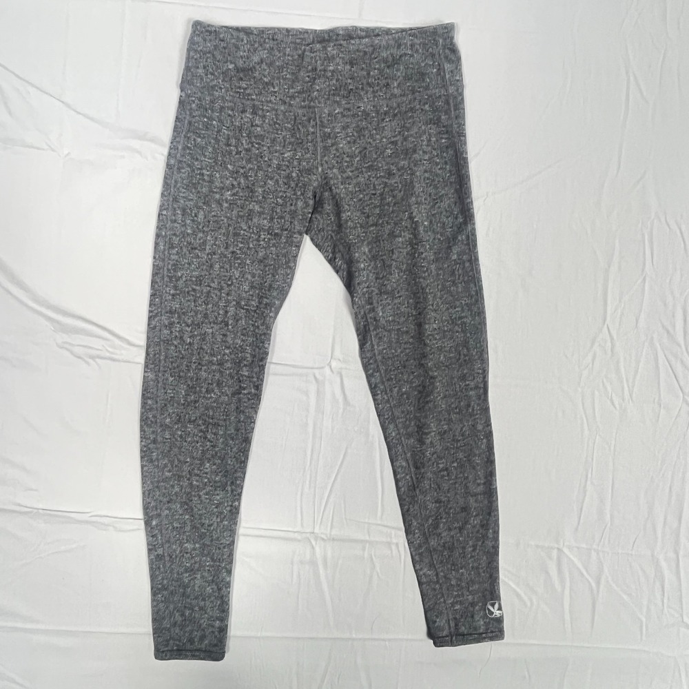 Carve Design Leggings Womens SM Gray Herringbone Workout Yoga Gym Activewear